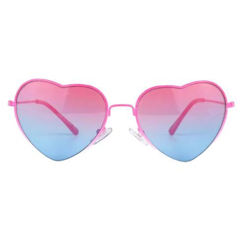 Bolalar uchun metall yurak shaklidagi quyoshdan saqlaydigan ko'zoynaklar