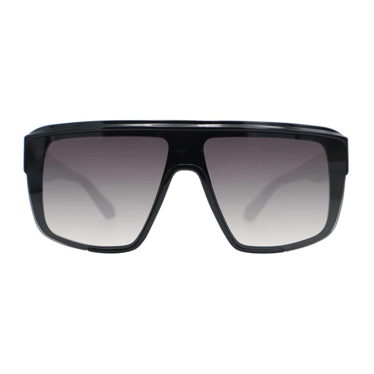 Yassi tepa kvadrat Uni bir parcha Uniseks retro quyoshdan saqlaydigan ko'zoynak 490863