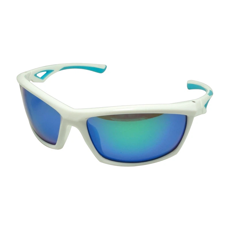 Square Wrap Anti Slip Full Rim Mirrored Sports Sunglasses 59468 1